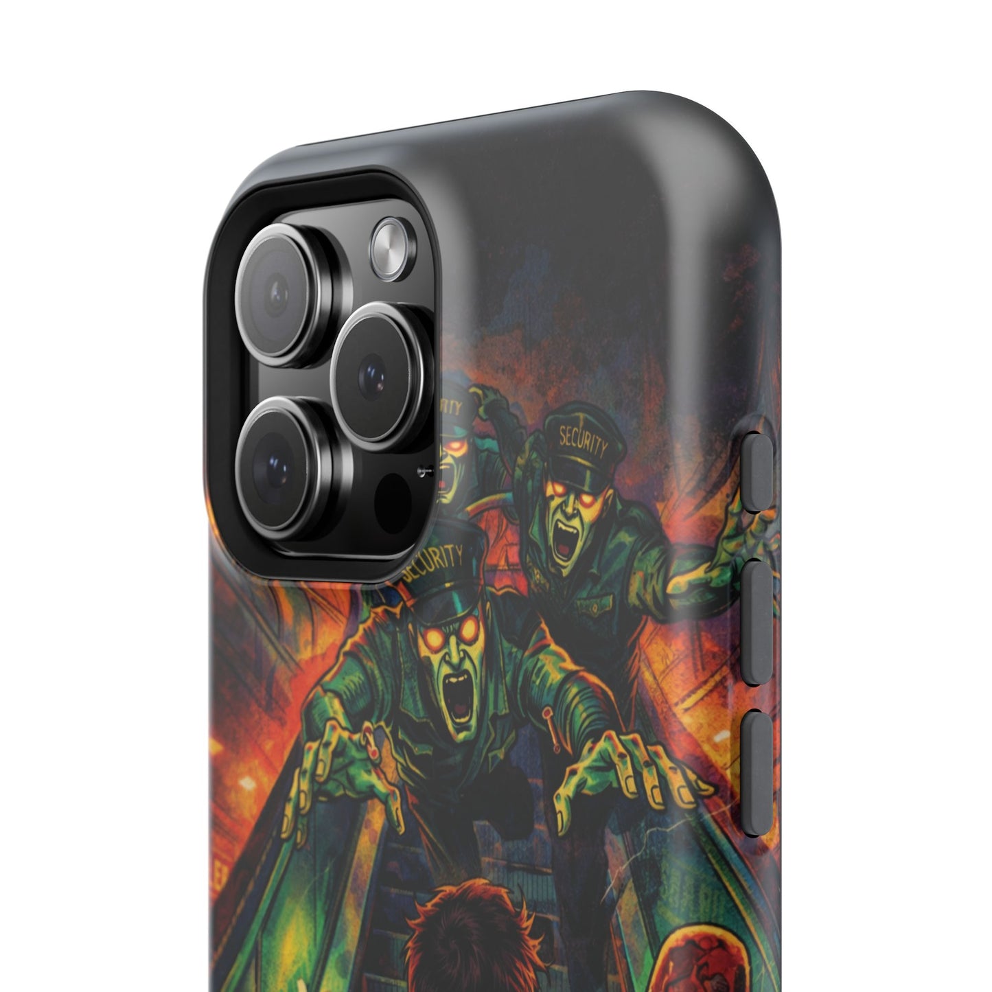 Horror Zombie Escalator Phone Case - Impact Resistant Protective Cover