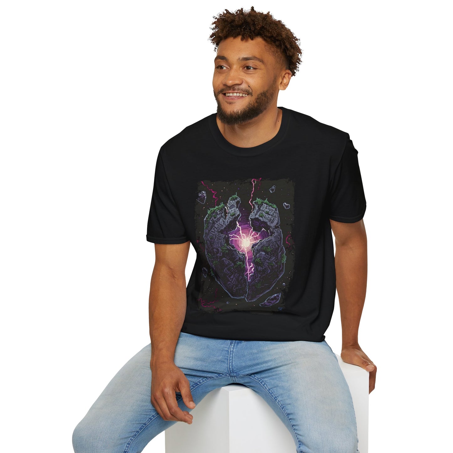 T-Shirt – 80s Cosmic Fantasy Dimensional Relic Illustration