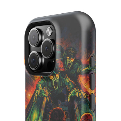Horror Zombie Escalator Phone Case - Impact Resistant Protective Cover