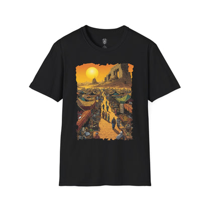 Desert Bazaar Adventure T-Shirt — The Desert Bazaar of a Thousand Worlds