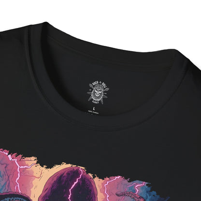 The Abyssal Leviathan T-Shirt - Stormy Sea Monster Graphic Tee