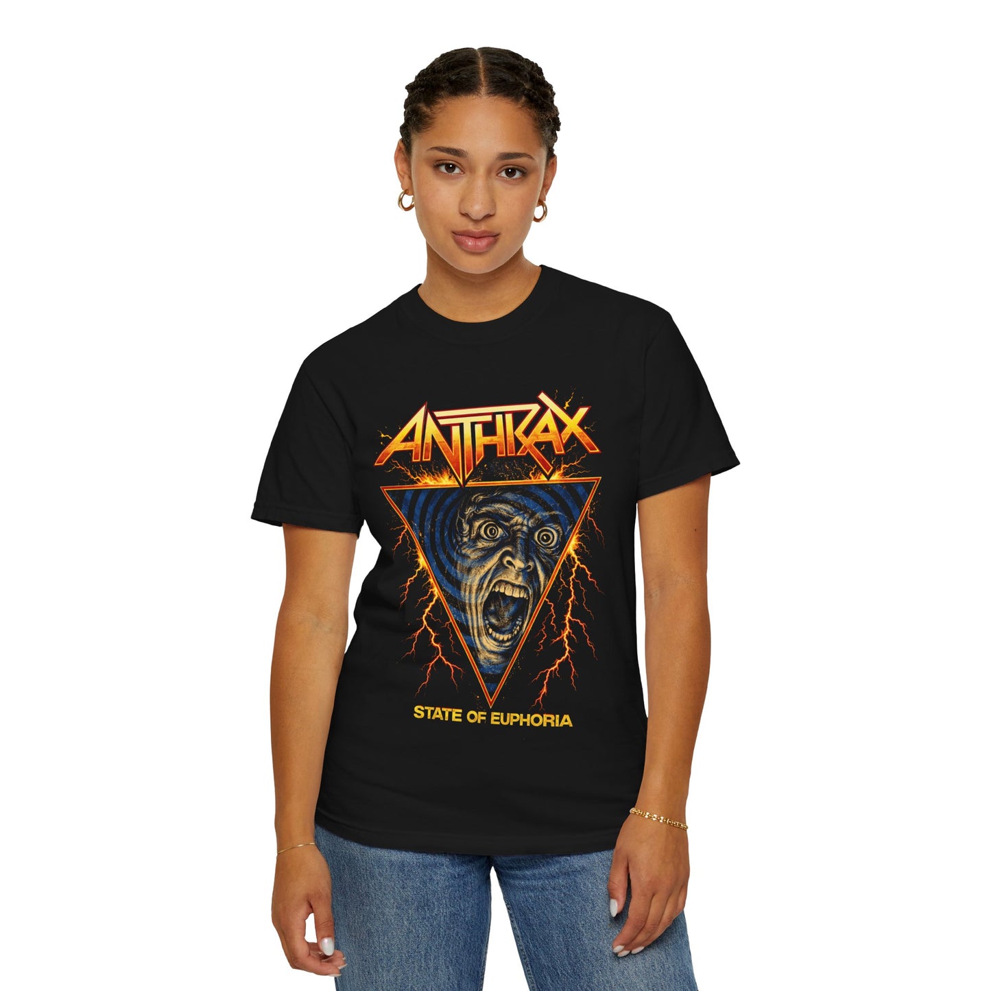 Anthrax-Style Vintage Rock Band T-Shirt