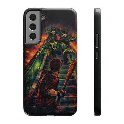 Horror Zombie Escalator Phone Case - Impact Resistant Protective Cover