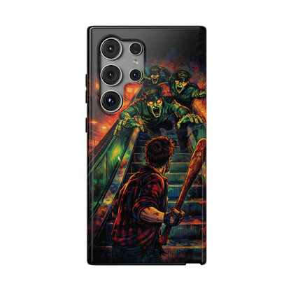 Horror Zombie Escalator Phone Case - Impact Resistant Protective Cover