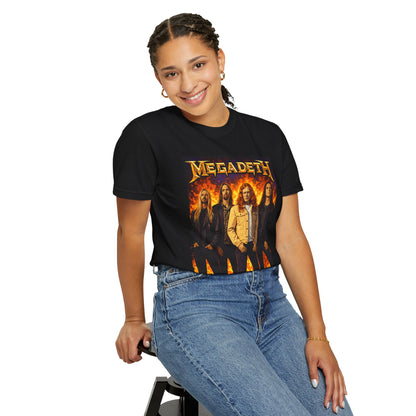 Vintage Megadeth-Style Rock Band T-shirt