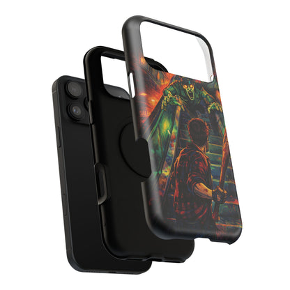 Horror Zombie Escalator Phone Case - Impact Resistant Protective Cover