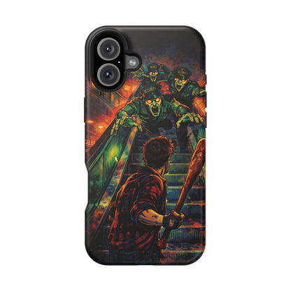 Horror Zombie Escalator Phone Case - Impact Resistant Protective Cover