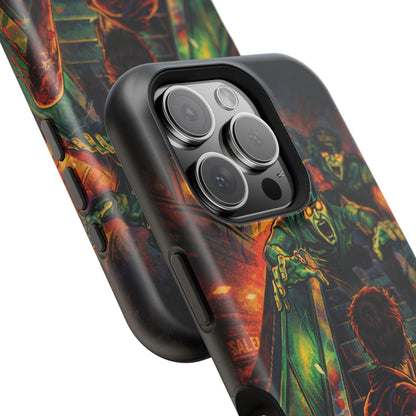 Horror Zombie Escalator Phone Case - Impact Resistant Protective Cover