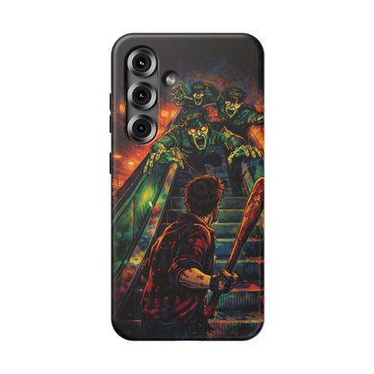 Horror Zombie Escalator Phone Case - Impact Resistant Protective Cover