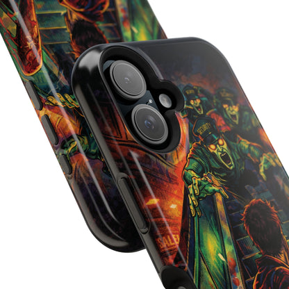 Horror Zombie Escalator Phone Case - Impact Resistant Protective Cover