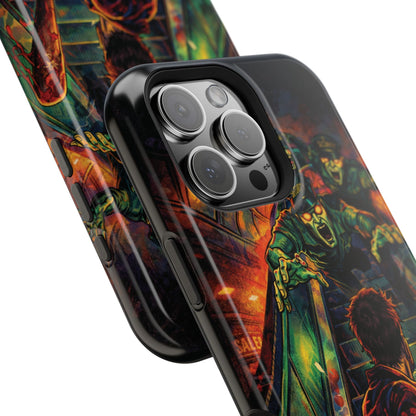 Horror Zombie Escalator Phone Case - Impact Resistant Protective Cover