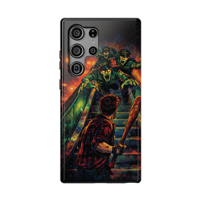 Horror Zombie Escalator Phone Case - Impact Resistant Protective Cover