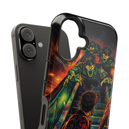 Horror Zombie Escalator Phone Case - Impact Resistant Protective Cover