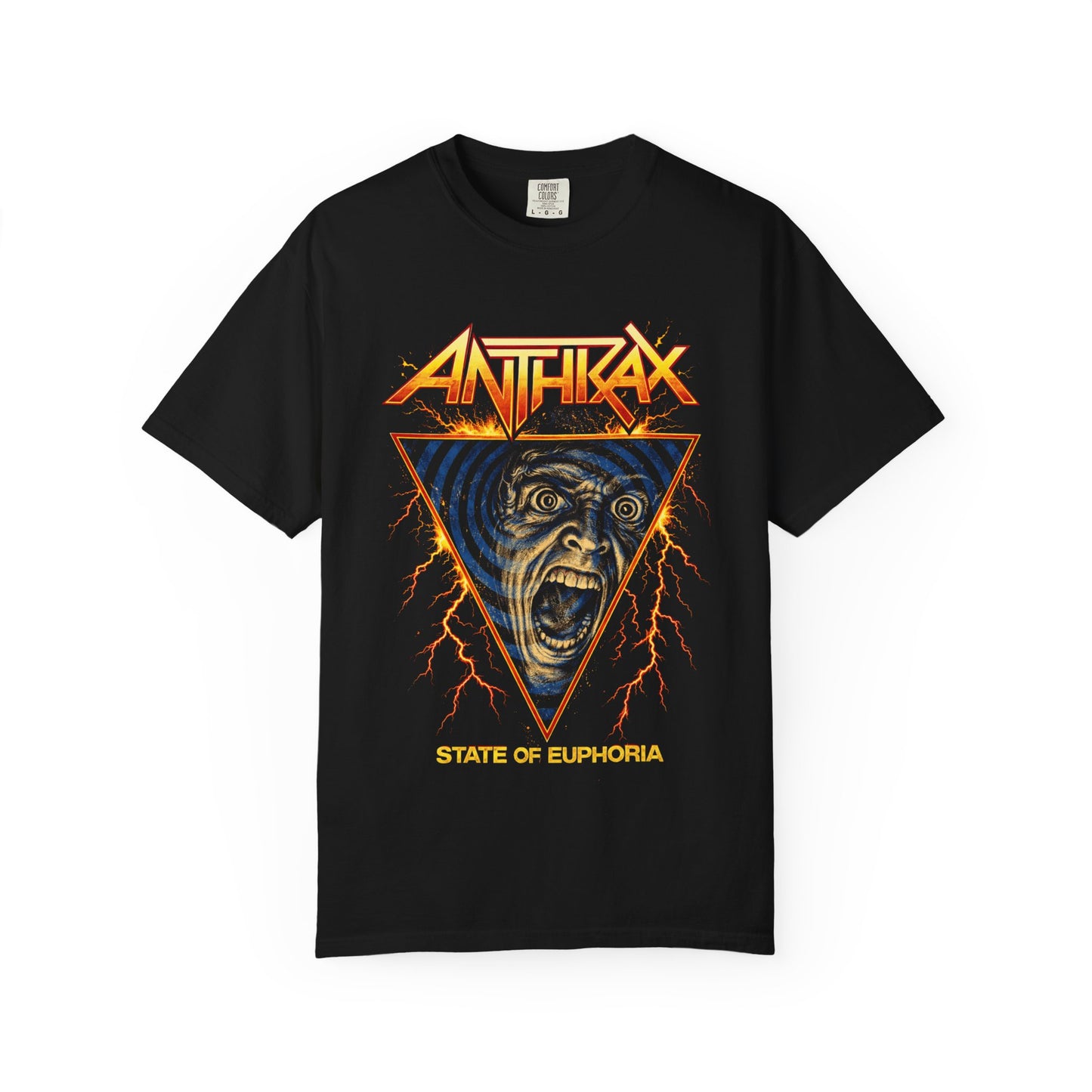 Anthrax-Style Vintage Rock Band T-Shirt