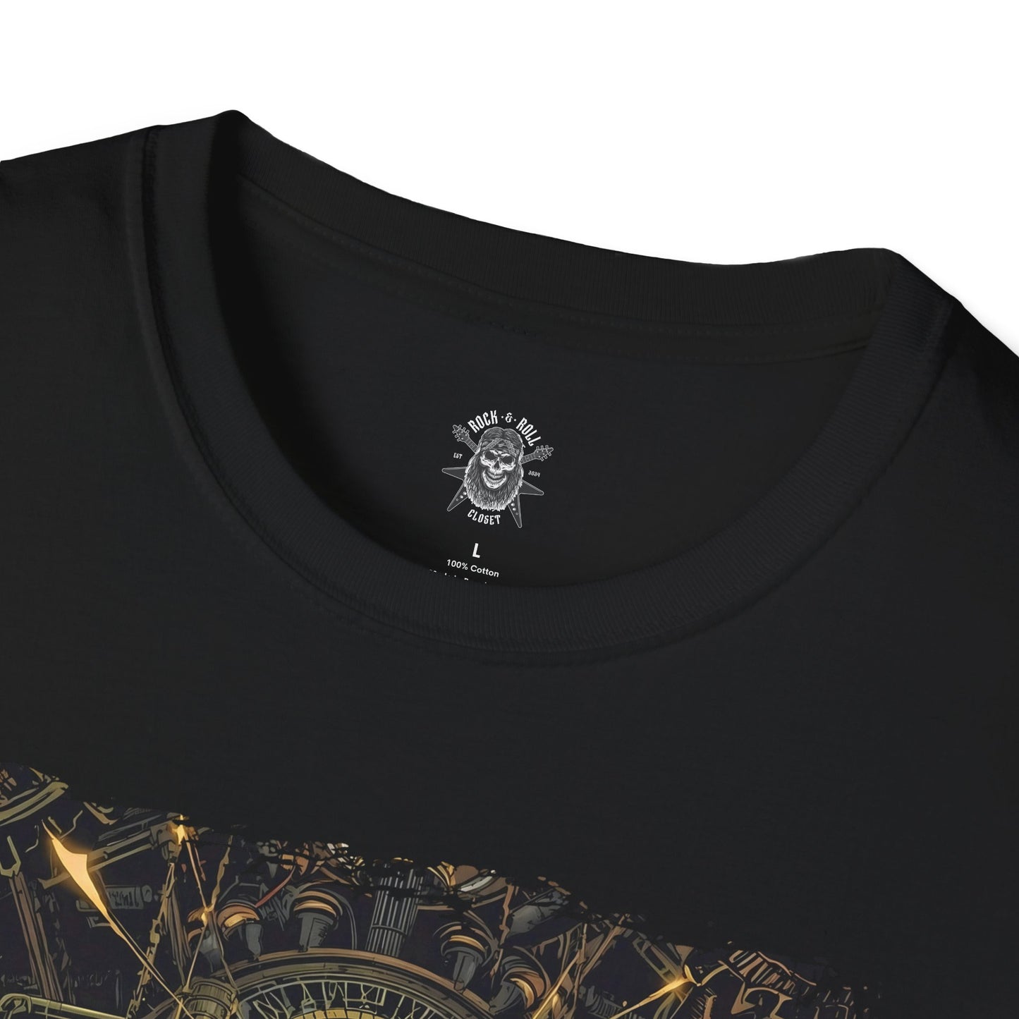 The Clockwork Oracle Floating Island Fantasy T-Shirt
