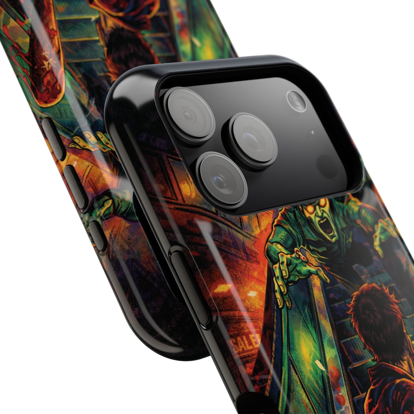 Horror Zombie Escalator Phone Case - Impact Resistant Protective Cover