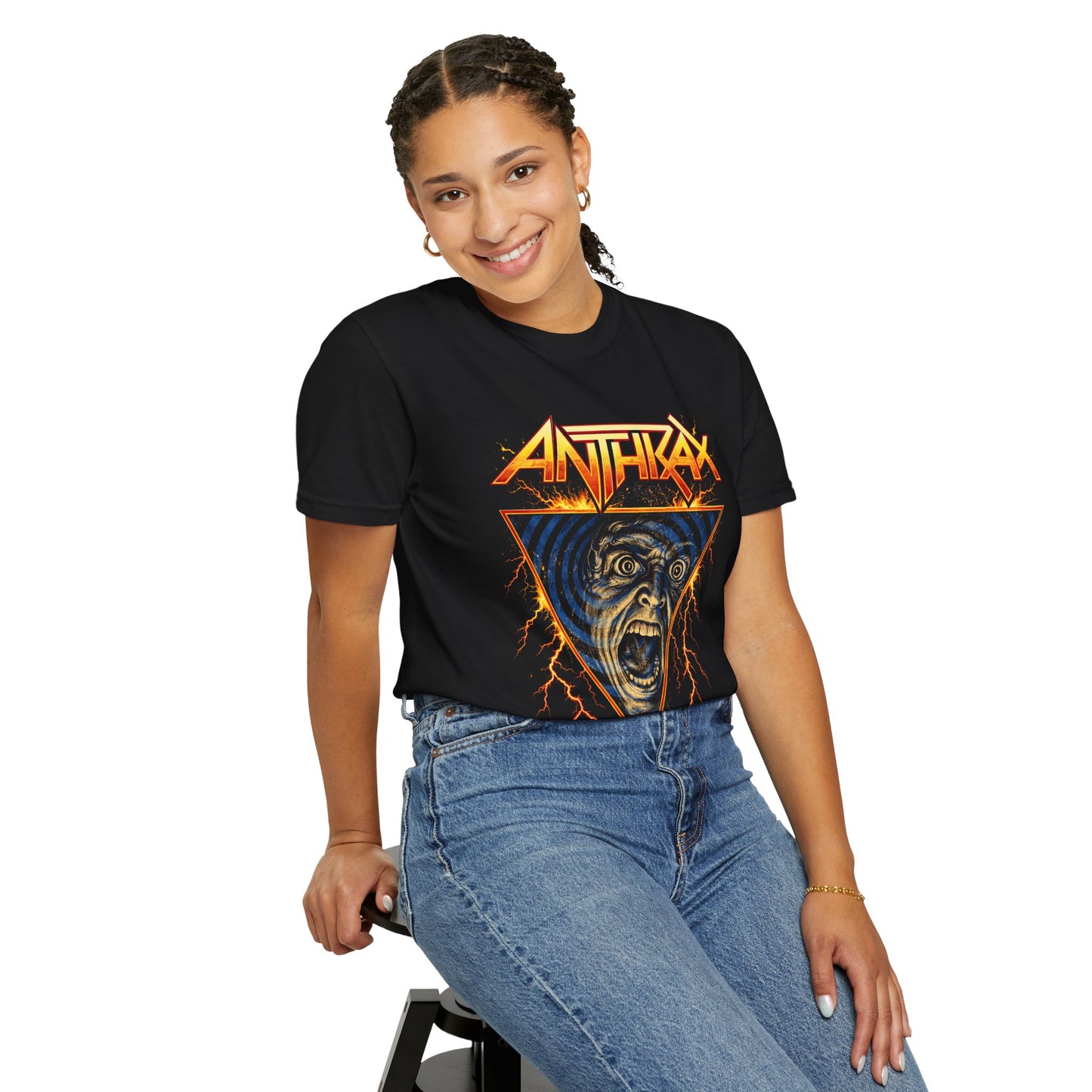 Anthrax-Style Vintage Rock Band T-Shirt