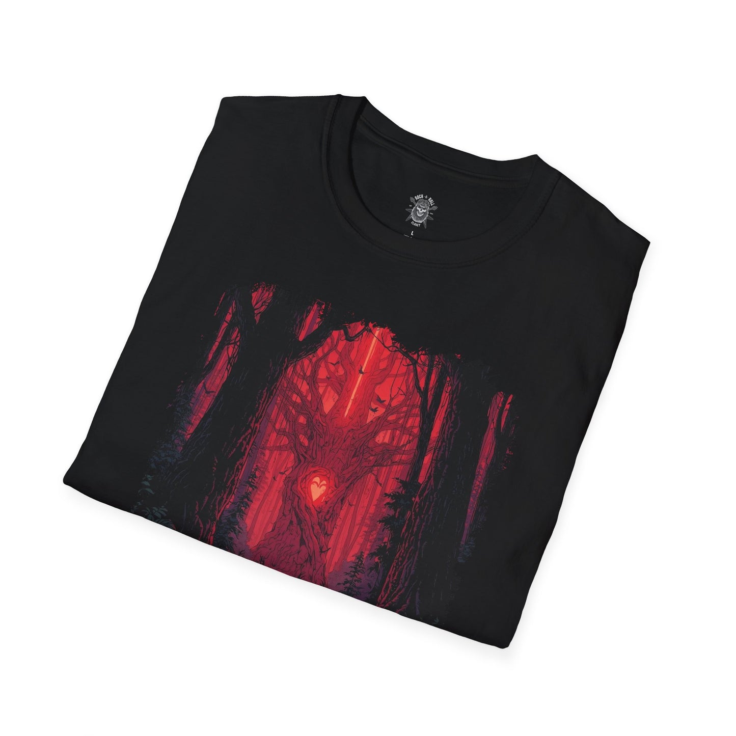 The Crimson Forest Awakens T-Shirt - 80s Fantasy Horror Comic Scene