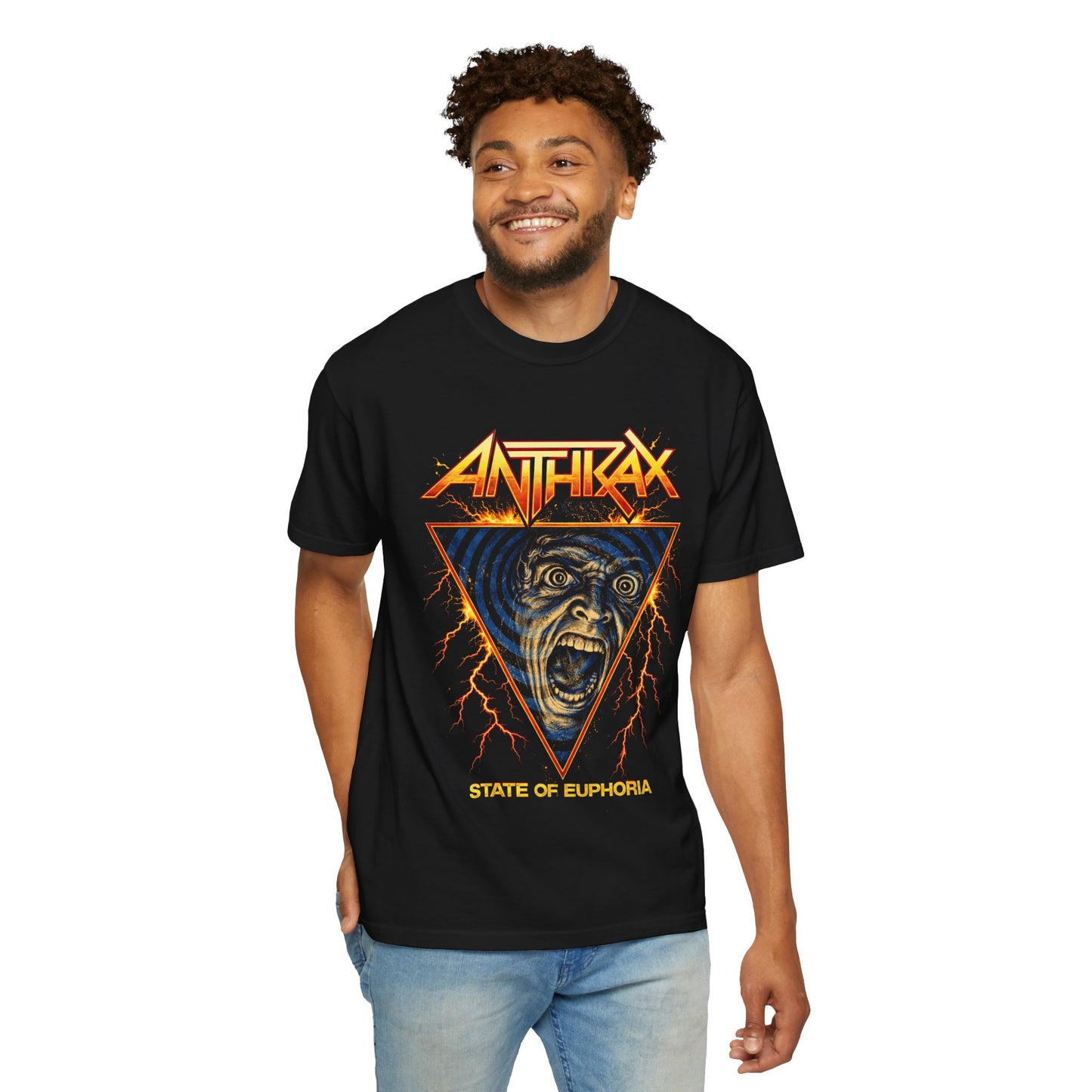 Anthrax-Style Vintage Rock Band T-Shirt