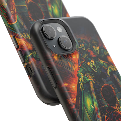 Horror Zombie Escalator Phone Case - Impact Resistant Protective Cover