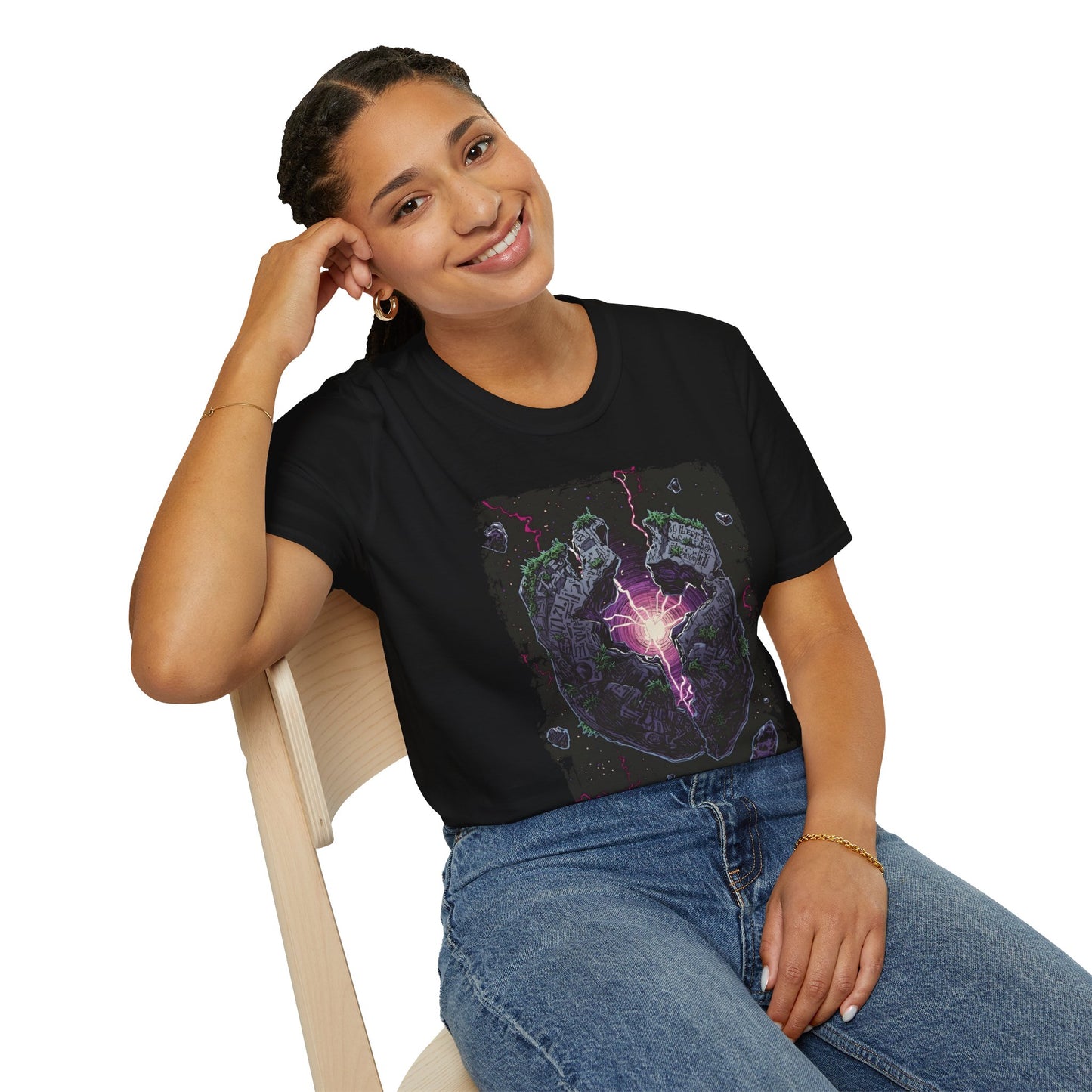 T-Shirt – 80s Cosmic Fantasy Dimensional Relic Illustration