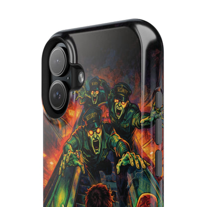Horror Zombie Escalator Phone Case - Impact Resistant Protective Cover