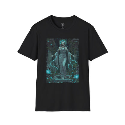 The Marble Oracle of the Forgotten Temple T-Shirt – 80s Mythic Fantasy Comic Illustration