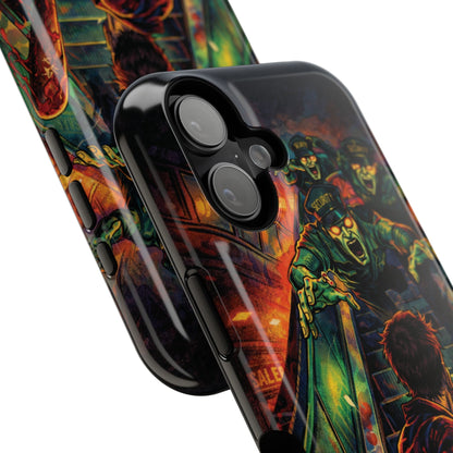 Horror Zombie Escalator Phone Case - Impact Resistant Protective Cover