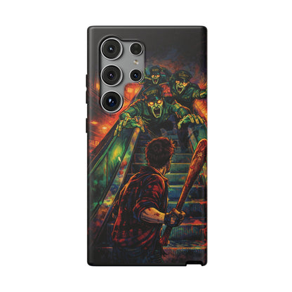 Horror Zombie Escalator Phone Case - Impact Resistant Protective Cover
