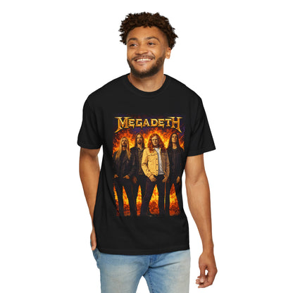 Vintage Megadeth-Style Rock Band T-shirt