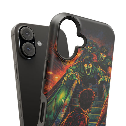 Horror Zombie Escalator Phone Case - Impact Resistant Protective Cover
