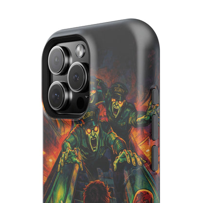 Horror Zombie Escalator Phone Case - Impact Resistant Protective Cover