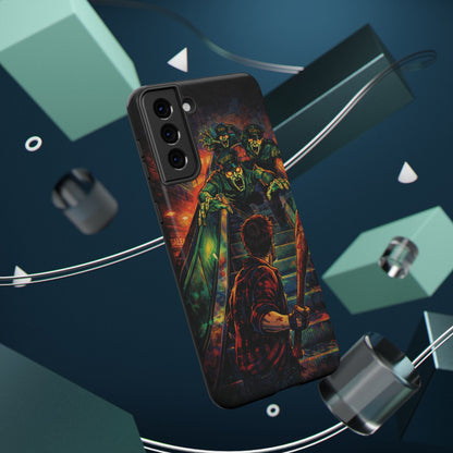 Horror Zombie Escalator Phone Case - Impact Resistant Protective Cover