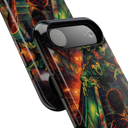 Horror Zombie Escalator Phone Case - Impact Resistant Protective Cover