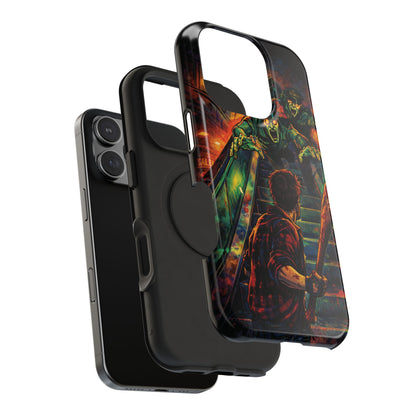 Horror Zombie Escalator Phone Case - Impact Resistant Protective Cover