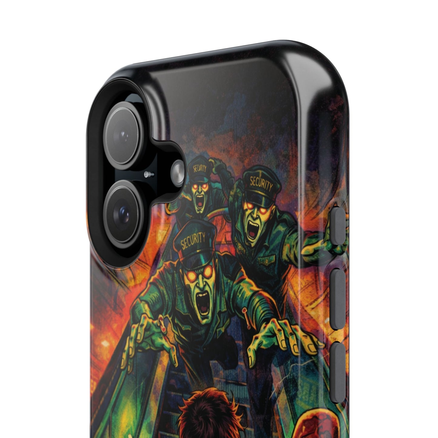 Horror Zombie Escalator Phone Case - Impact Resistant Protective Cover