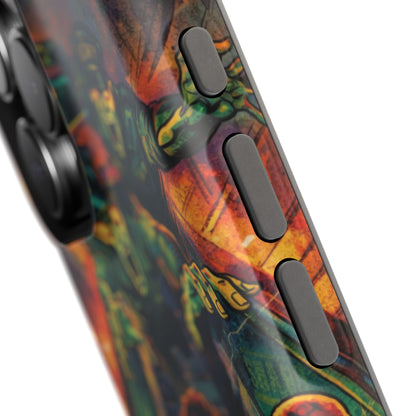 Horror Zombie Escalator Phone Case - Impact Resistant Protective Cover