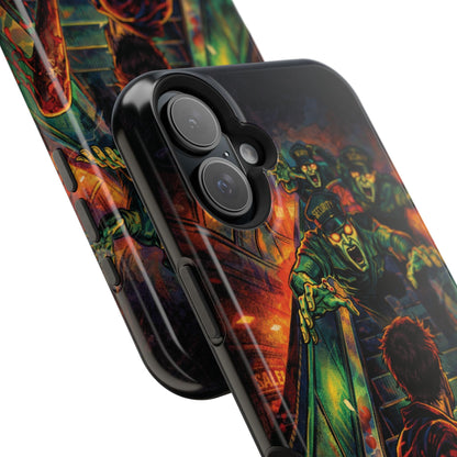 Horror Zombie Escalator Phone Case - Impact Resistant Protective Cover