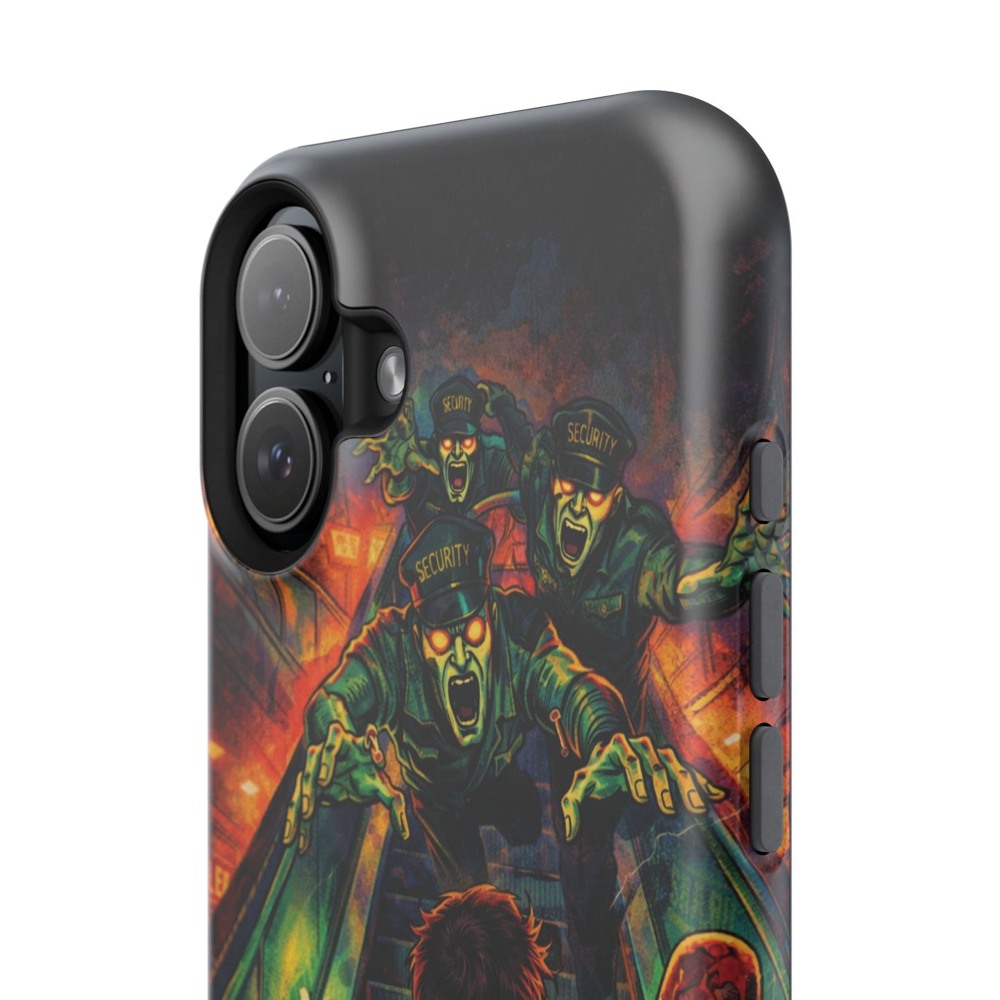 Horror Zombie Escalator Phone Case - Impact Resistant Protective Cover