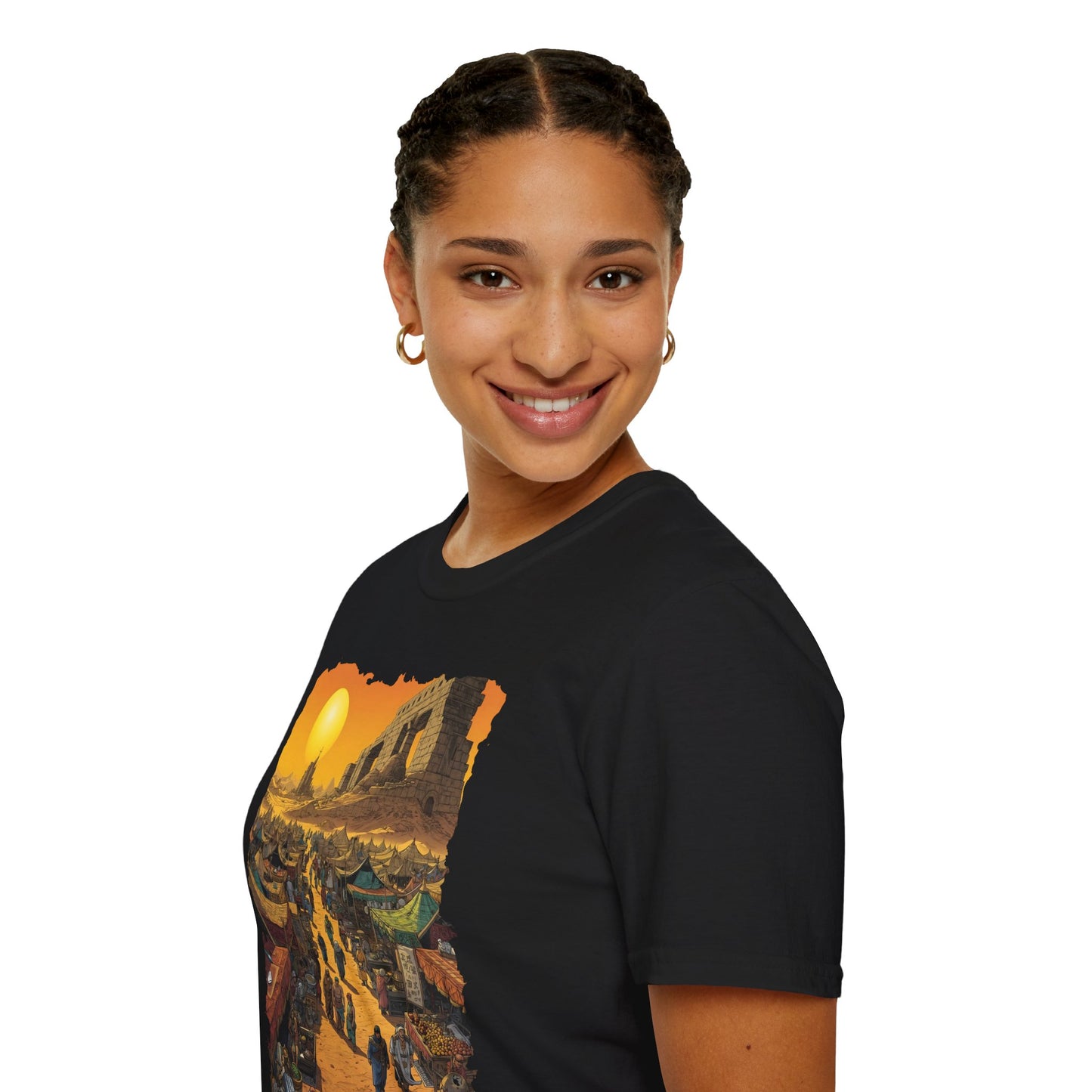 Desert Bazaar Adventure T-Shirt — The Desert Bazaar of a Thousand Worlds