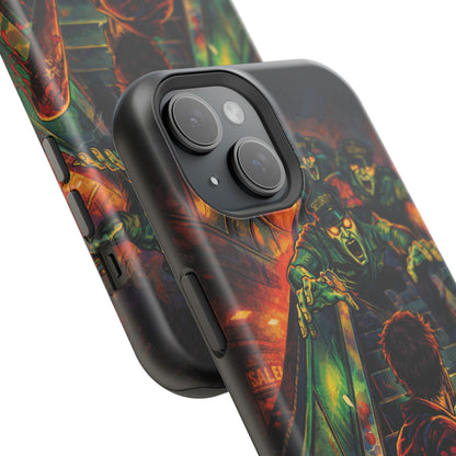 Horror Zombie Escalator Phone Case - Impact Resistant Protective Cover