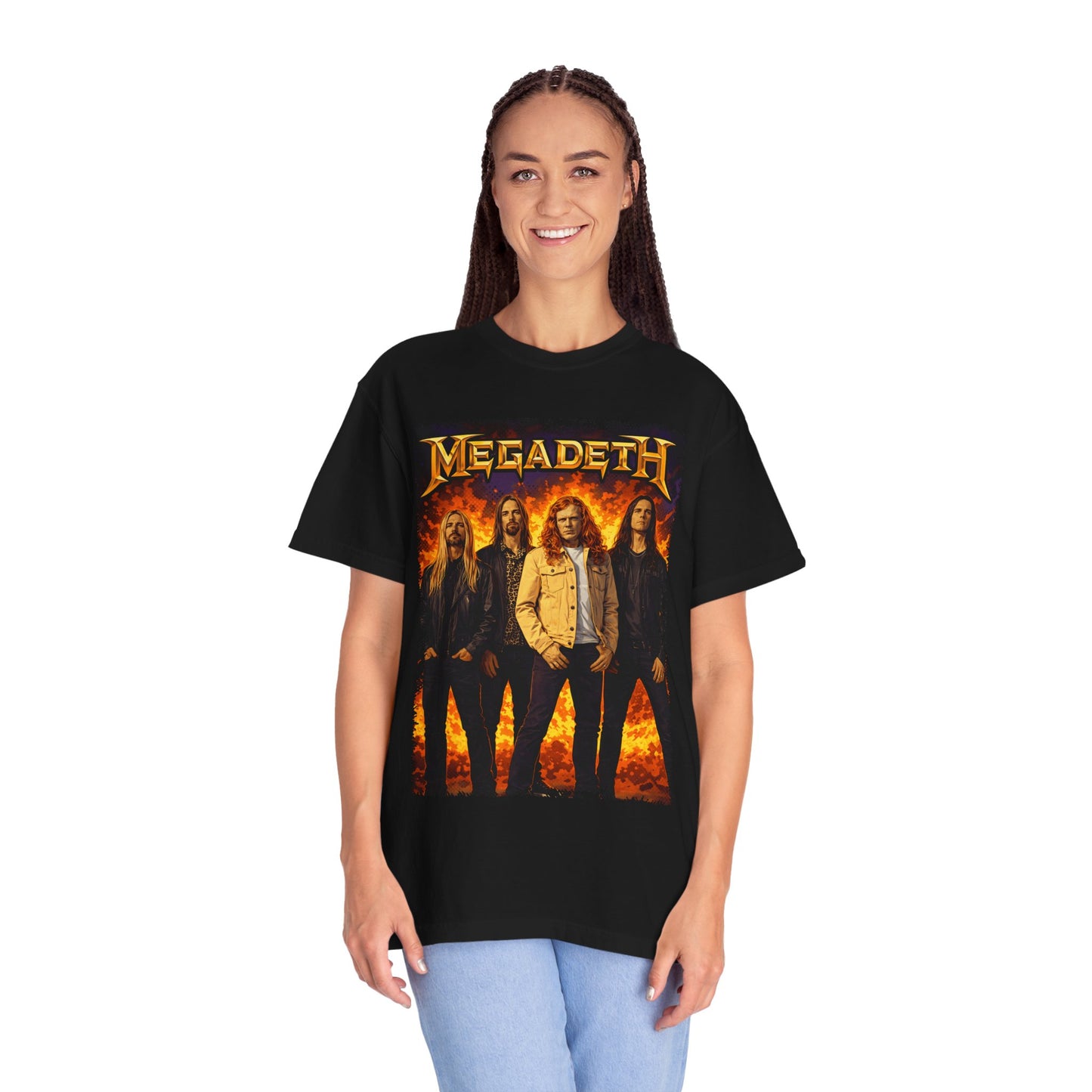 Vintage Megadeth-Style Rock Band T-shirt