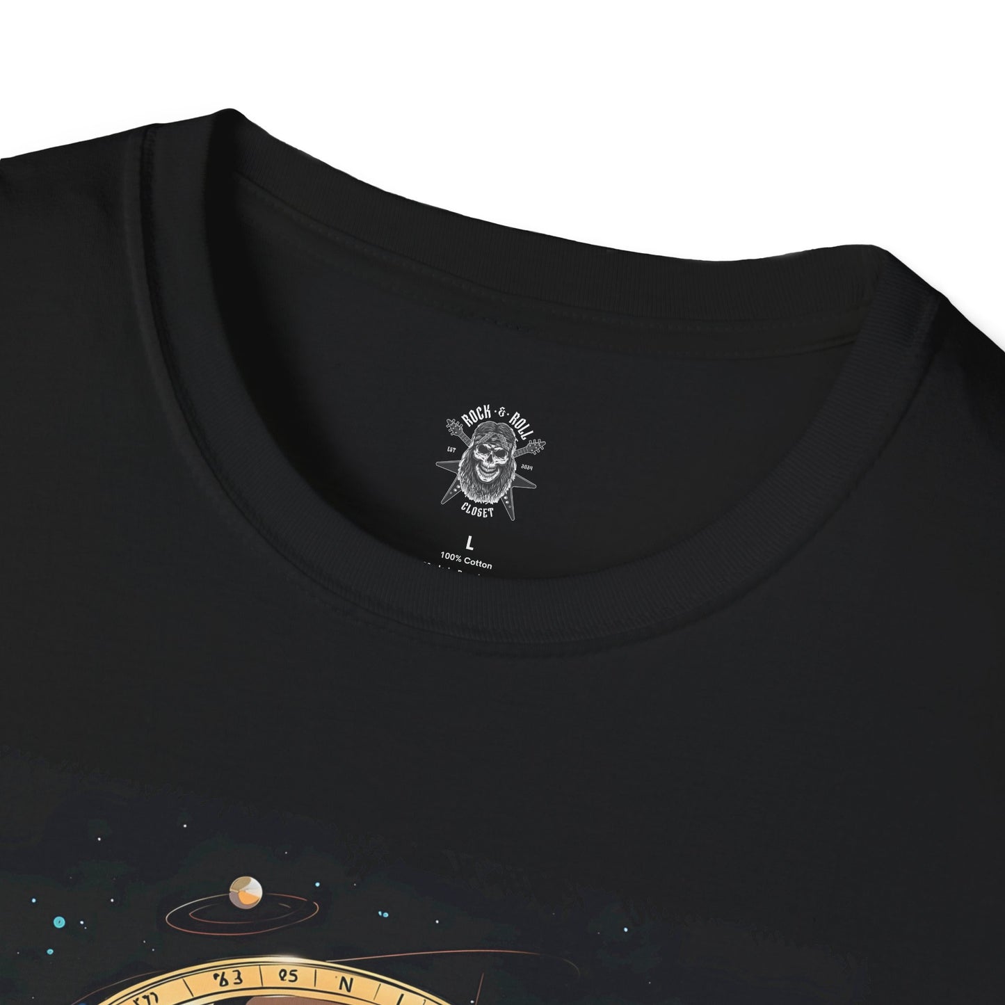 Astral Compass T-Shirt - Retro 80s Cosmic Artifact Tee