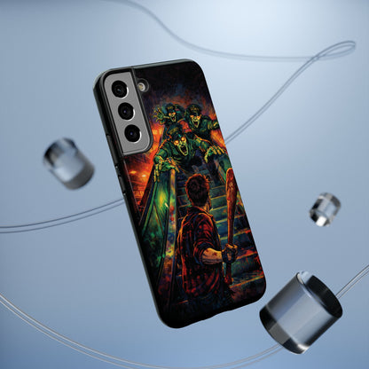 Horror Zombie Escalator Phone Case - Impact Resistant Protective Cover