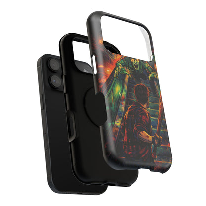 Horror Zombie Escalator Phone Case - Impact Resistant Protective Cover