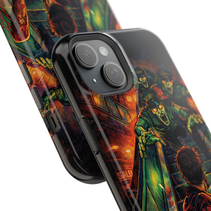 Horror Zombie Escalator Phone Case - Impact Resistant Protective Cover