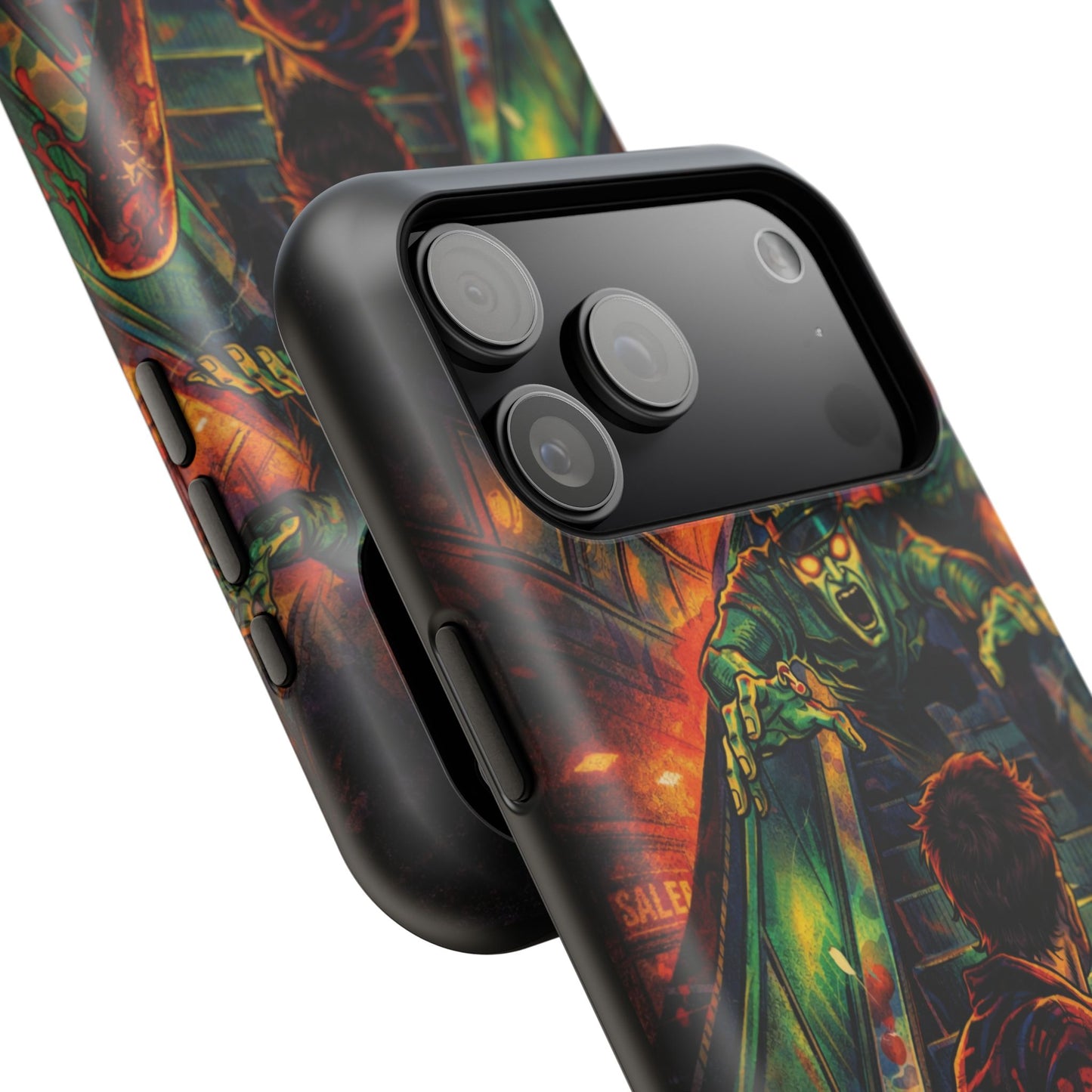 Horror Zombie Escalator Phone Case - Impact Resistant Protective Cover