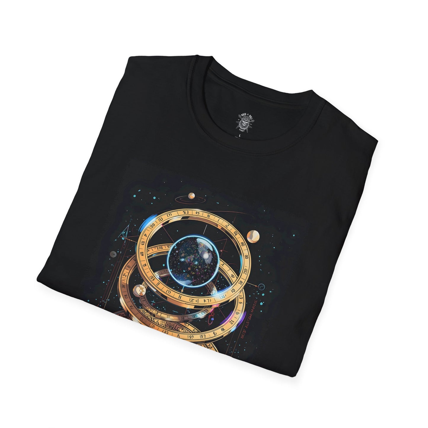 Astral Compass T-Shirt - Retro 80s Cosmic Artifact Tee
