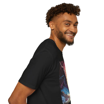 The Day the Sky Split Cosmic Horror T-Shirt - 80s Retro Rift Illustration