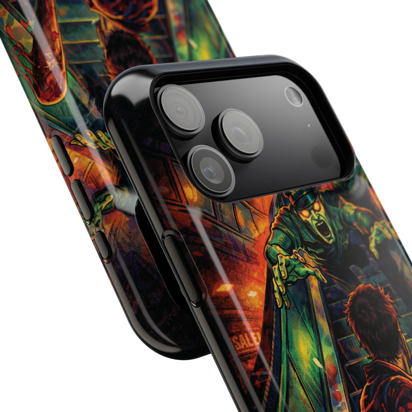 Horror Zombie Escalator Phone Case - Impact Resistant Protective Cover